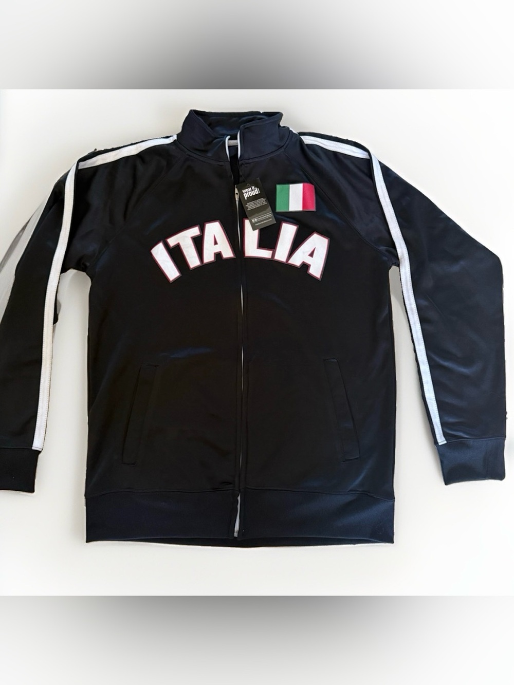 NWT Hardcore Italians Italia Track Jacket Large